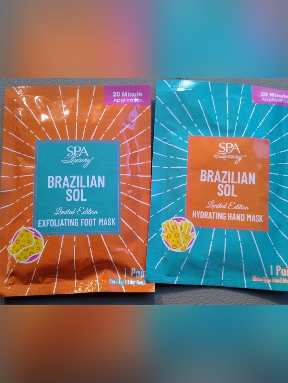 Brazilian Sol Exfoliating Foot & Hand Mask - Limited Edition